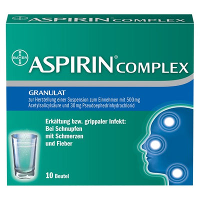 ASPIRIN COMPLEX bei Erkältung, Schnupfen, Schmerzen und Fieber