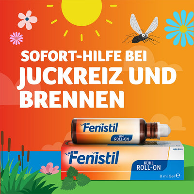 Fenistil Kühl Roll-on 8 ml – kühlt bei Insektenstichen & Sonnenbrand