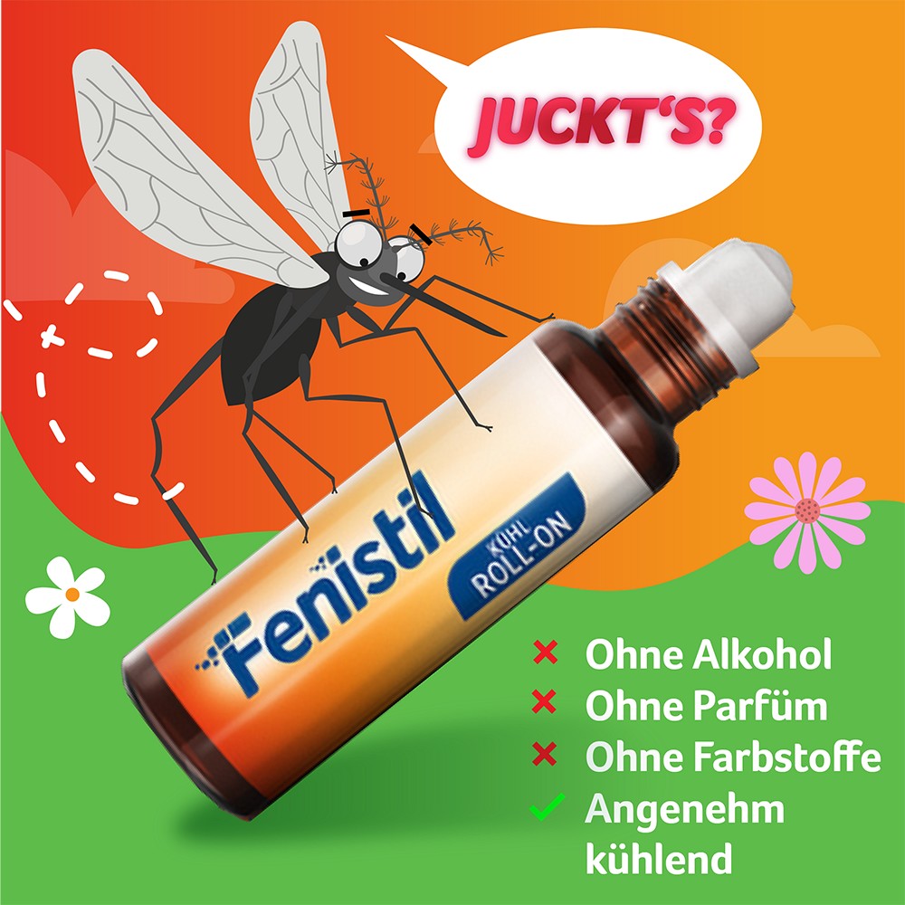 Fenistil Kühl Roll-on 8 ml – kühlt bei Insektenstichen & Sonnenbrand