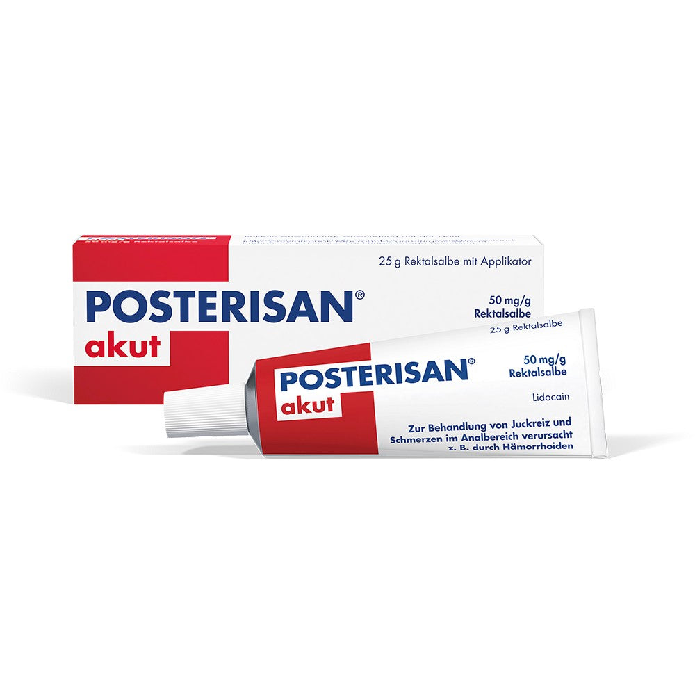 POSTERISAN akut 50 mg/g Rektalsalbe - bei Hämorrhoidenbeschwerden