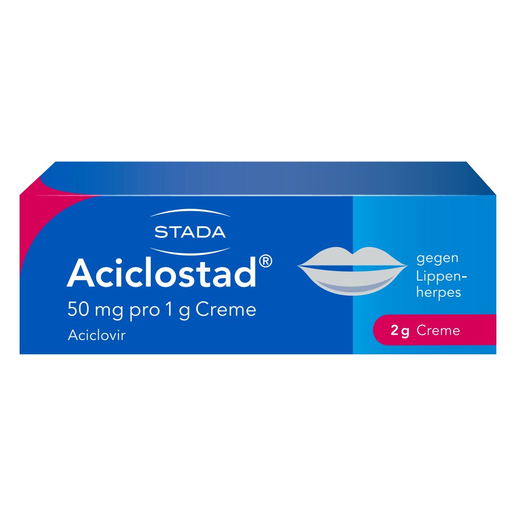 ACICLOSTAD cream - against cold sores inhibits viral replication and effectively relieves pain and itching