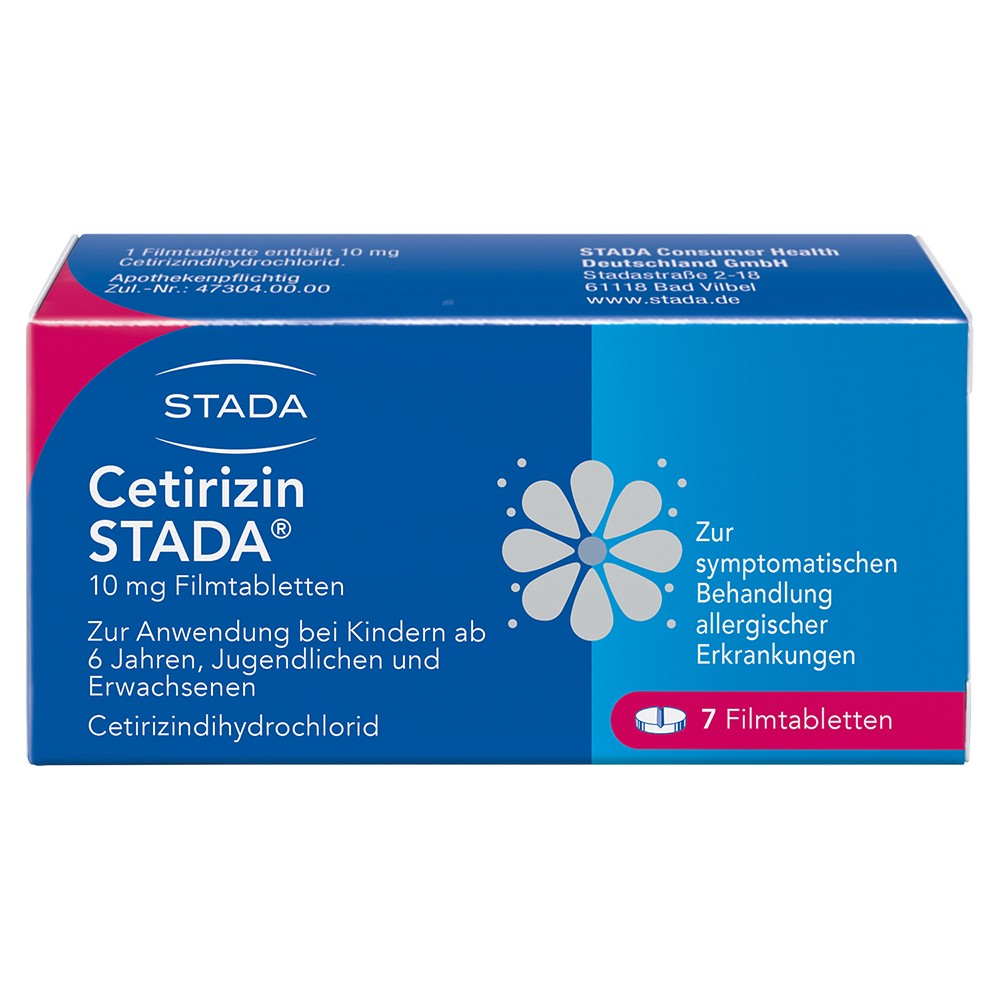 Cetirizin STADA® 10mg Filmtabletten bei Allergien