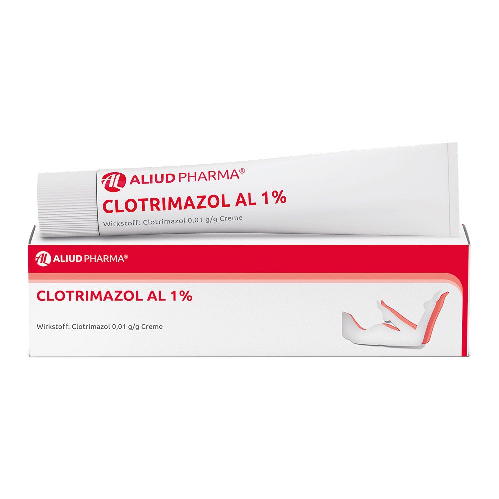 CLOTRIMAZOL AL 1% Creme - Zur Anwendung bei Pilzerkrankungen der Haut