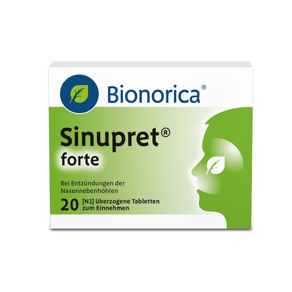 SINUPRET forte überzogene Tabletten – pflanzlich bei verstopfter Nase