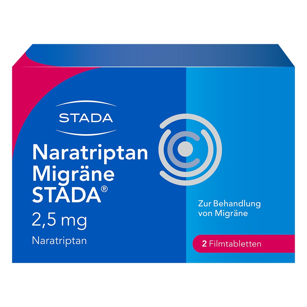 NARATRIPTAN bei Migräne STADA 2,5 mg Filmtabletten