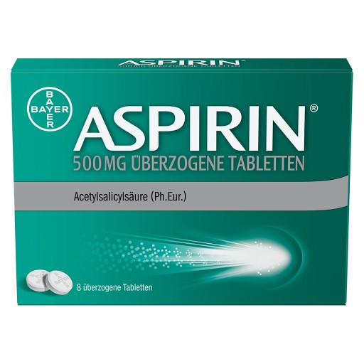 ASPIRIN 500 mg überzogene Tabletten - bei Kopfschmerzen