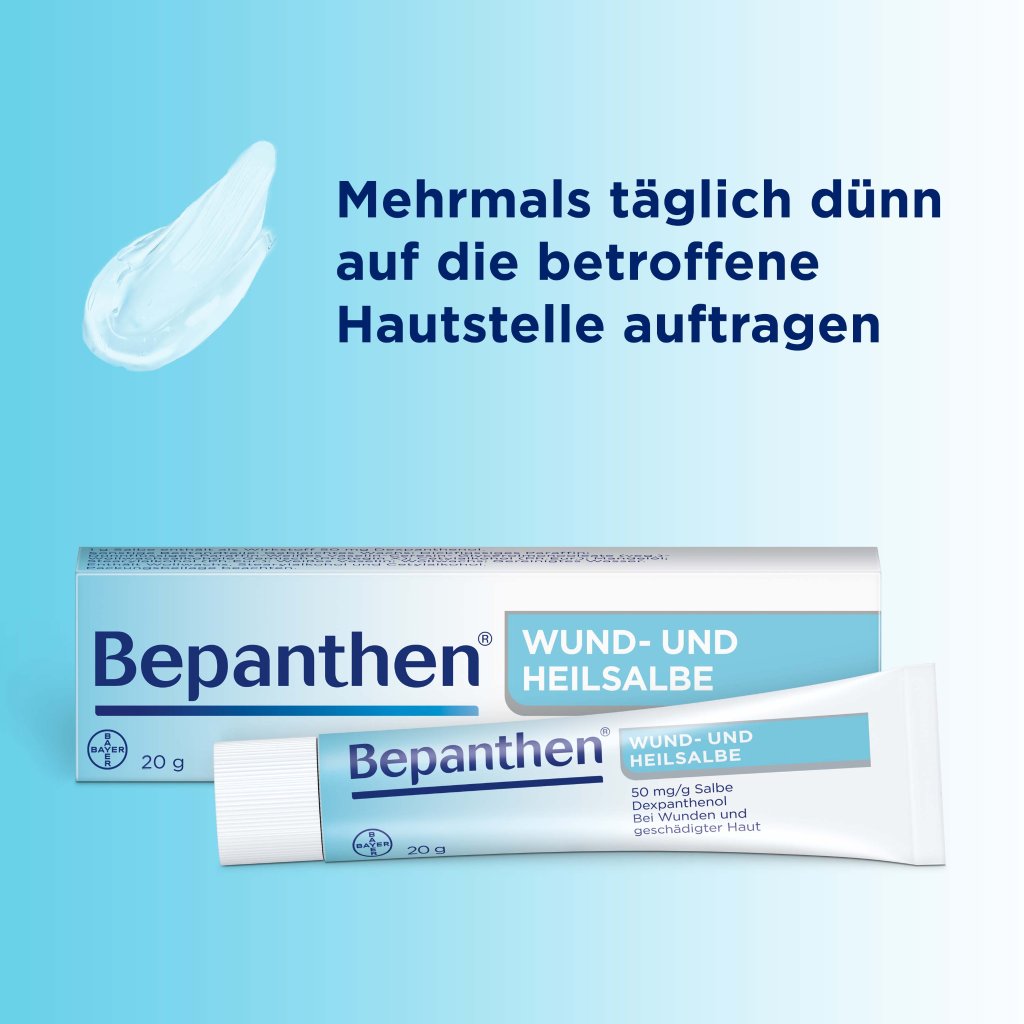 BEPANTHEN wound and healing ointment - for small wounds and flaky, cracked skin 