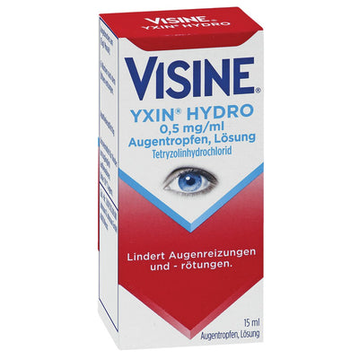Visine Yxin Augentropfen – bei roten, tränenden Augen (abschwellend)
