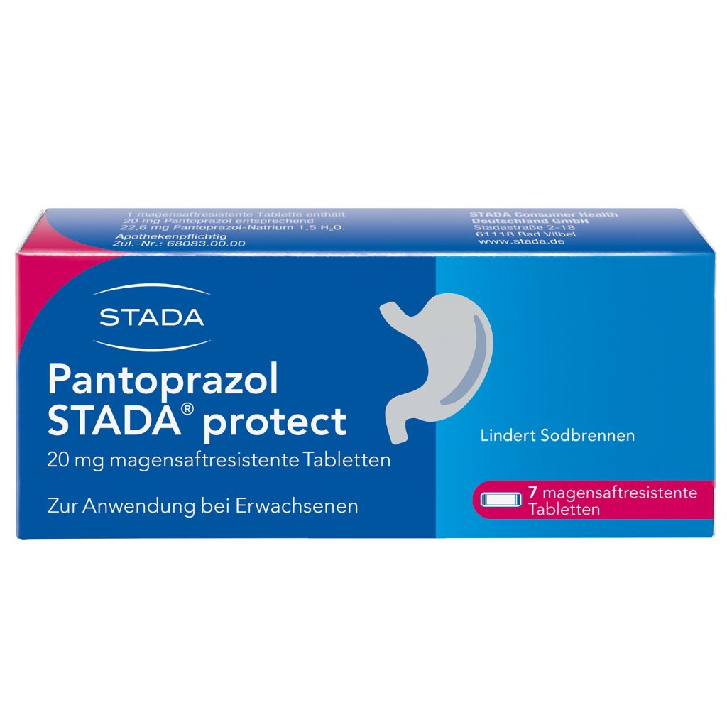 PANTOPRAZOL protect 20 mg - Zur kurzzeitigen Behandlung Sodbrennen, saures Aufstoßen