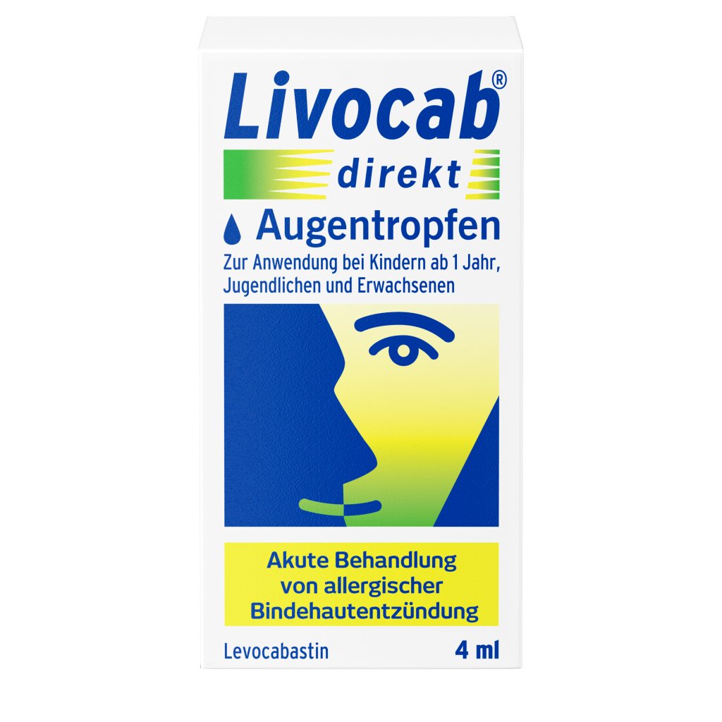 Livocab direct eye drops - for allergic itchy, watery or red eyes