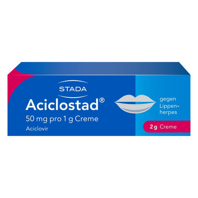 ACICLOSTAD Creme - gegen Lippenherpes hemmt die Viren-Vermehrung und lindert wirksam Schmerzen und Juckreiz