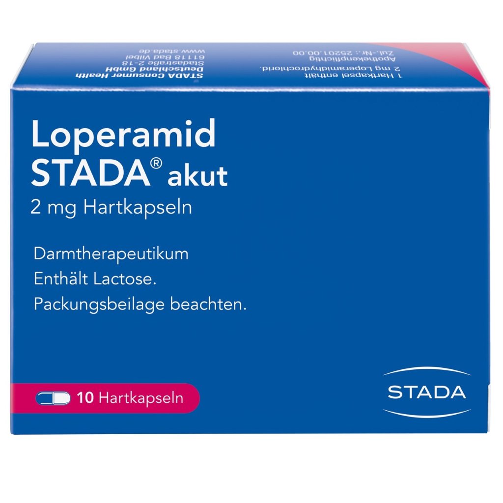 Loperamide acute 2mg hard capsules - for acute diarrhoea