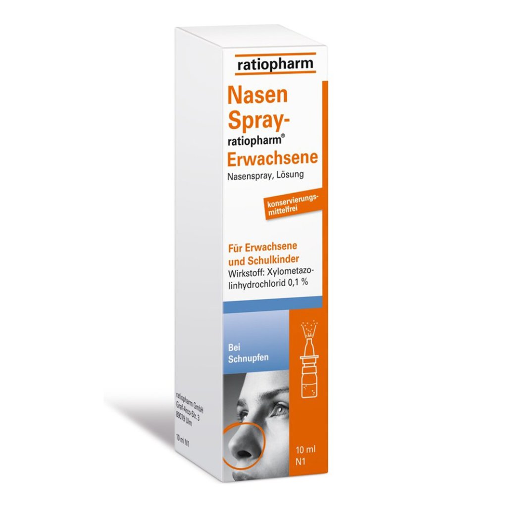 NASAL SPRAY ratiopharm - clears the nose when you have a cold