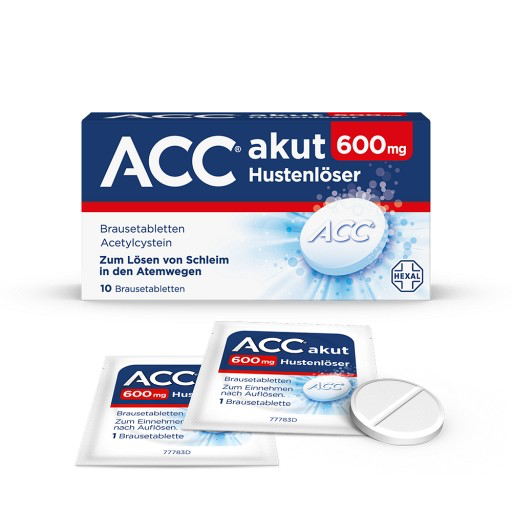 ACC akut 600 effervescent tablets - cough expectorant