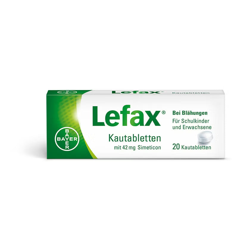 Lefax Kautabletten mit Simeticon – bei Blähungen & Völlegefühl
